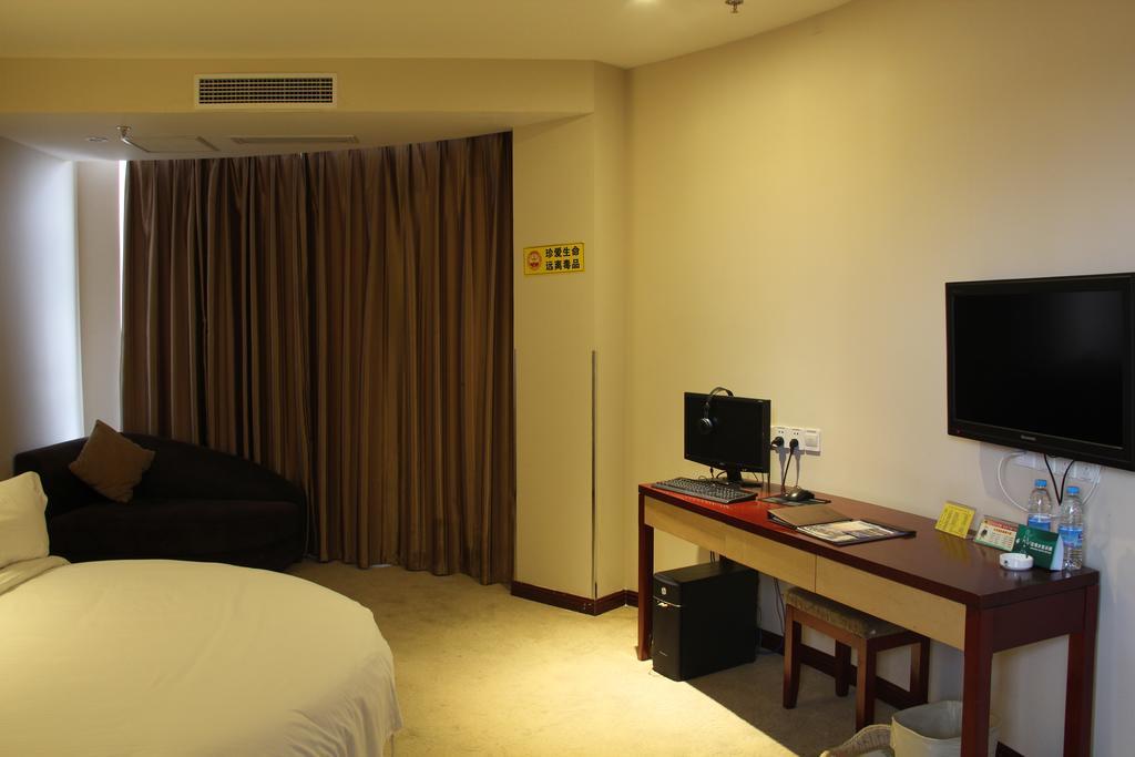 Greentree Inn Jiangsu Changzhou Liyang East Nanhuan Road High Speed Rail Station Business Hotel Rom bilde